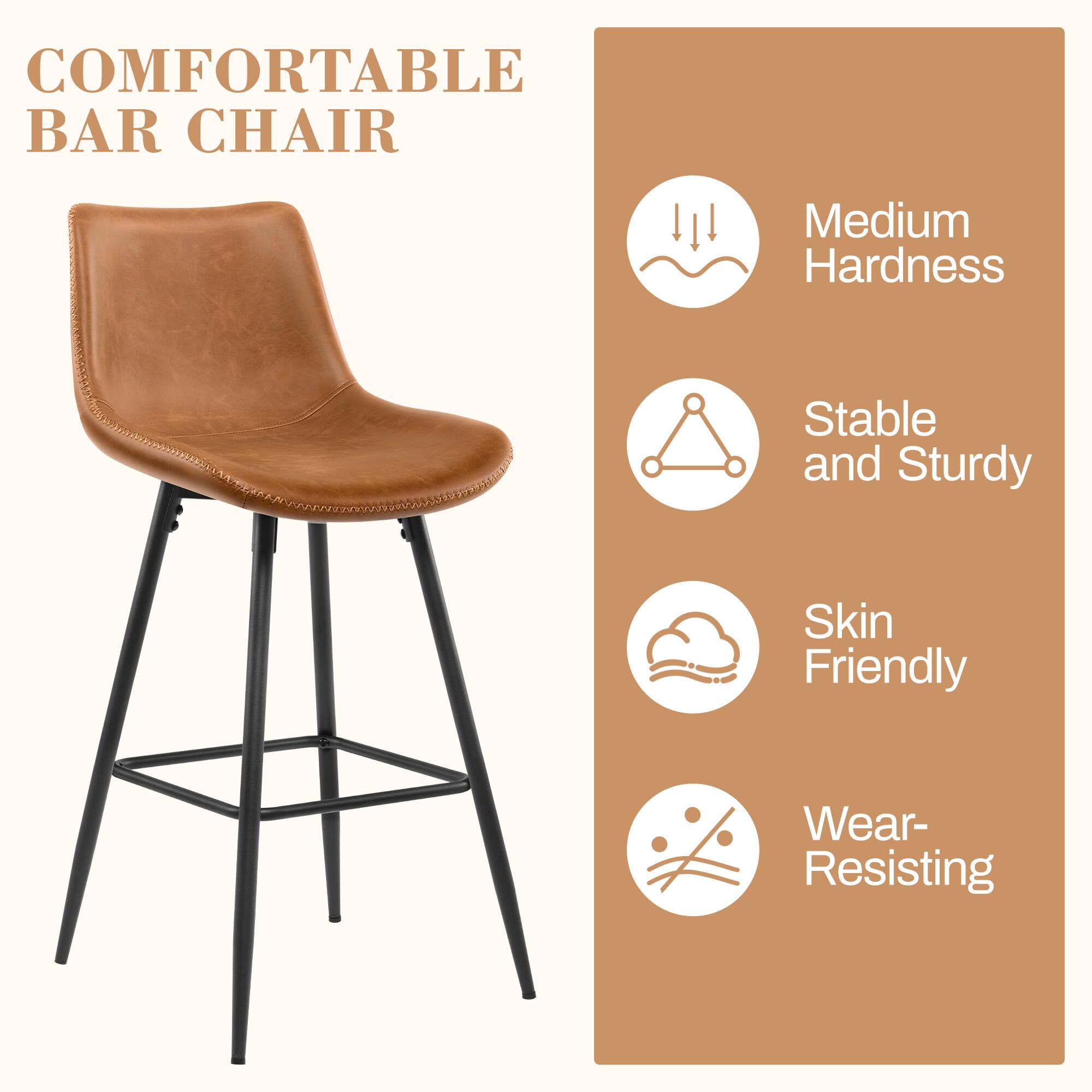 COMFORTABLE BAR CHAIR

- Medium Hardness
- Stable and Sturdy
- Skin Friendly
- Wear-Resisting