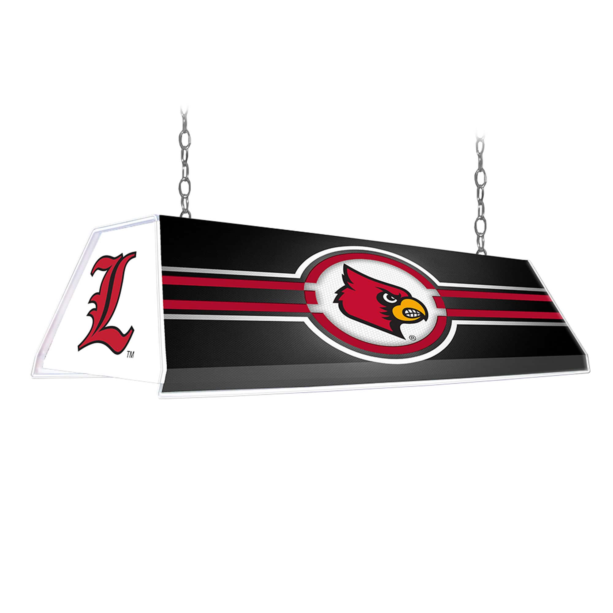 The Fan-Brand - Louisville Cardinals 46'' x 13.5'' Pool Table Light - Multicolor