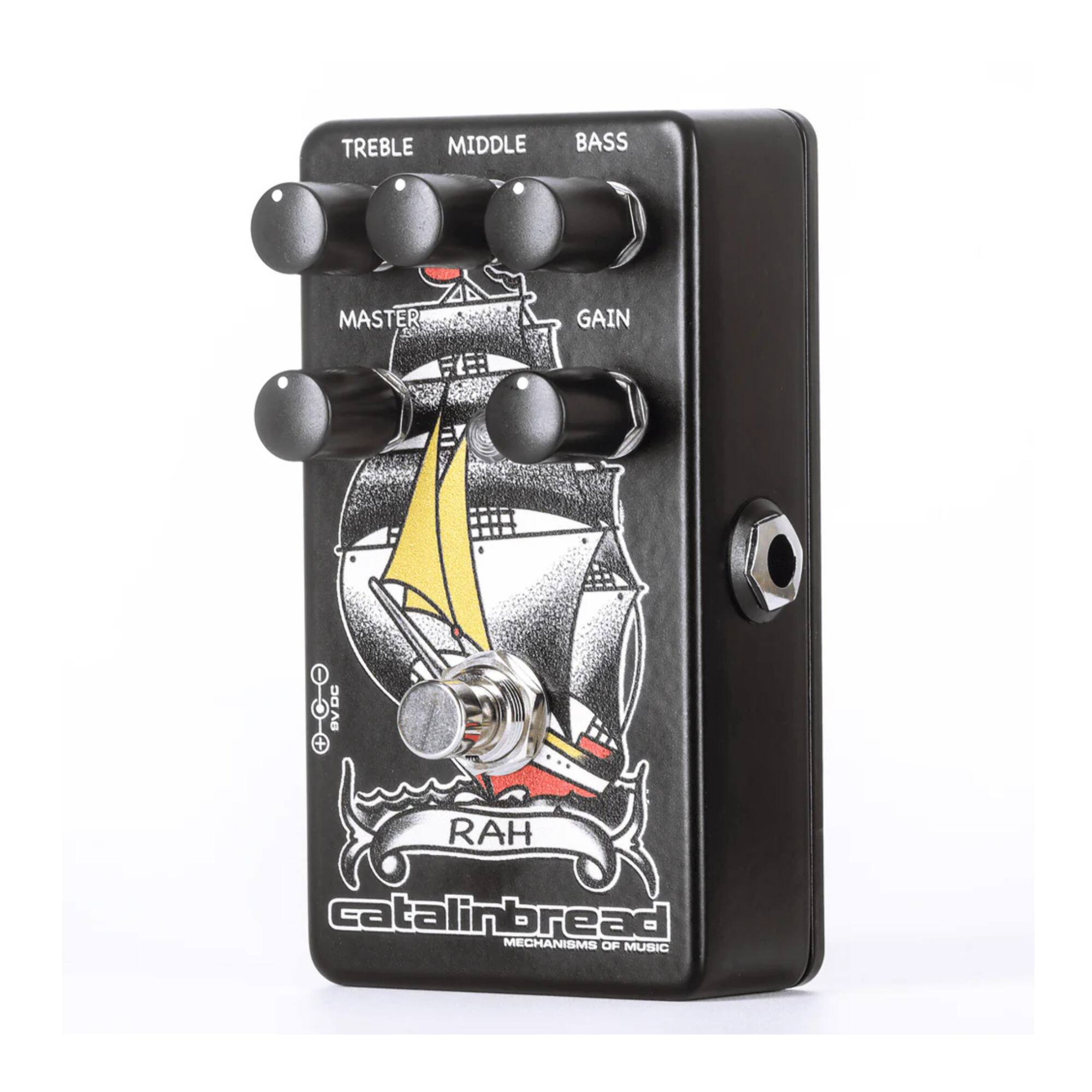 TREBLE MIDDLE BASS MASTER GAIN  
catalinbread  
MECHANISMS OF MUSIC