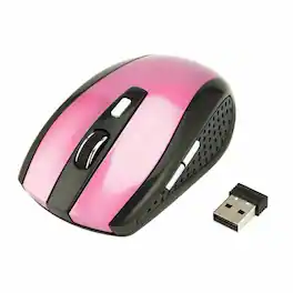 Sanoxy - 2.4GHz Wireless Optical Mouse Mice & USB Receiver For PC Laptop Computer DPI - Wireless - Pink