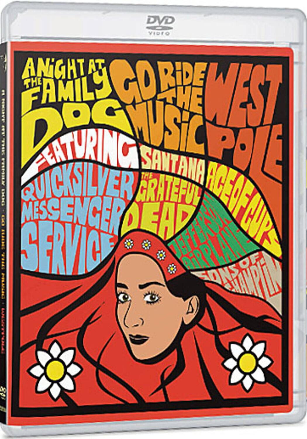 Front. Jefferson Airplane - A Night at the Family Dog / Go Ride the Music / West Pole   - DVD.