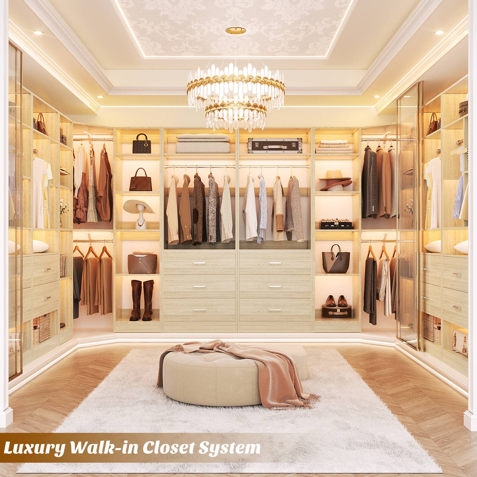 Luxury Walk-in Closet System