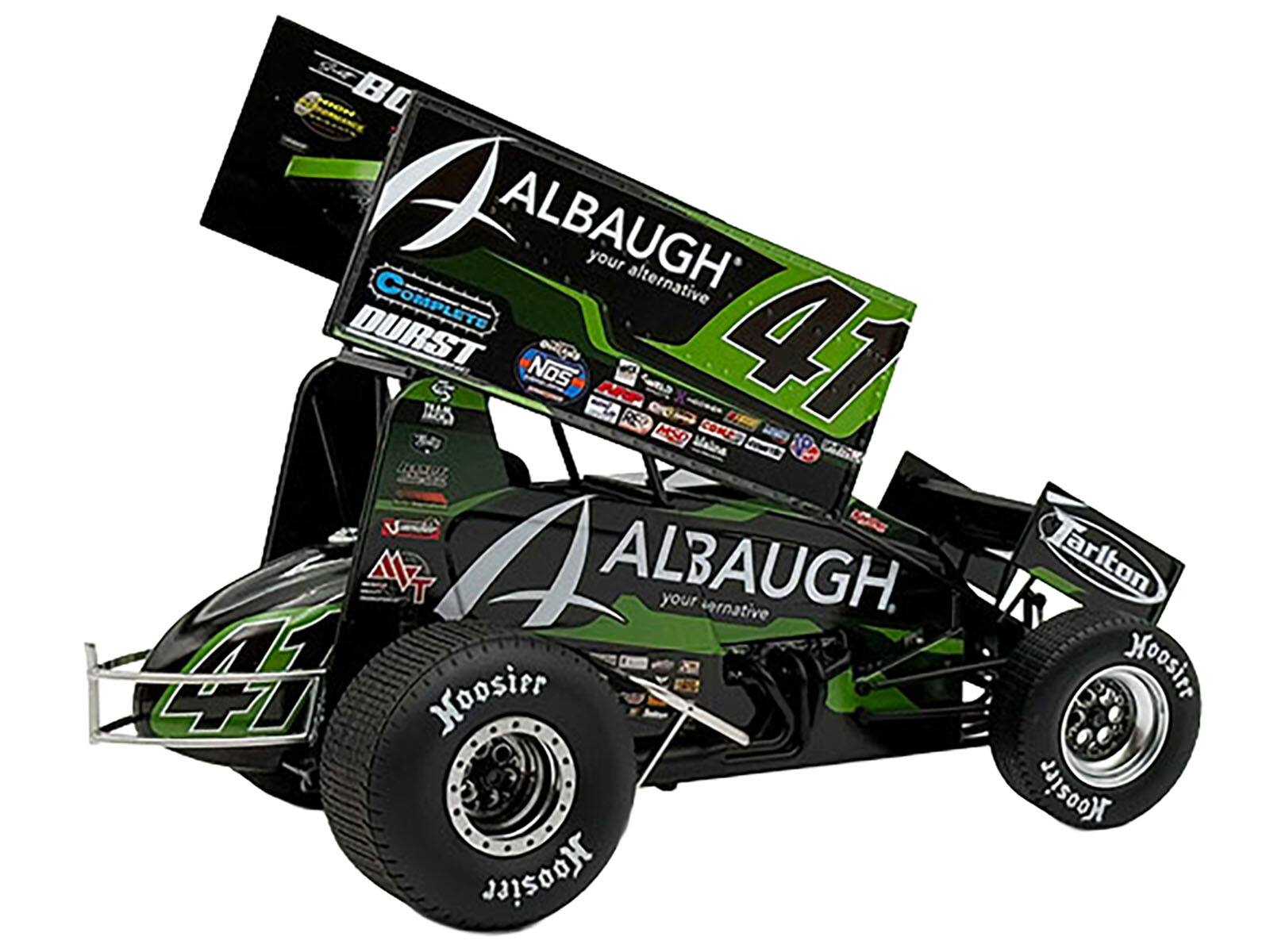 BO ALBAUGH  
your alternative  

COMPLETE  
DURST  
41  

NOS  
Tarlton  
Hoosier  

ALBAUGH  
your alternative  

Hoosier