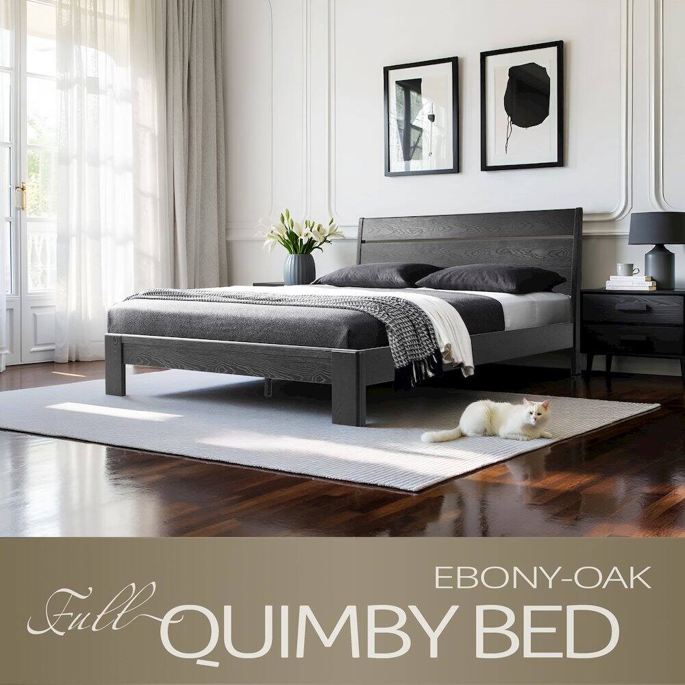 EBONY-OAK Full QUIMBY BED