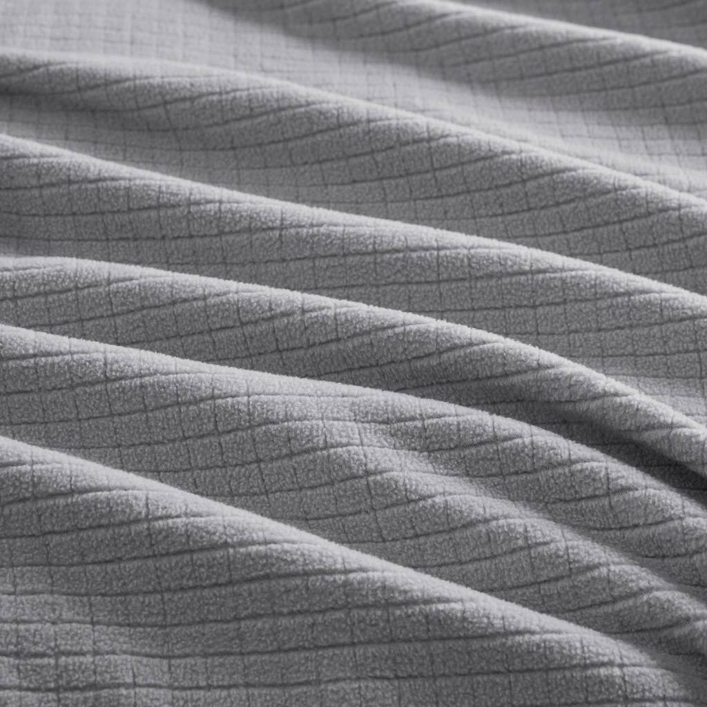 Alt View 5. Gracie Mills - Gracie Mills Griffin Microfleece Blanket Collection - Grey.