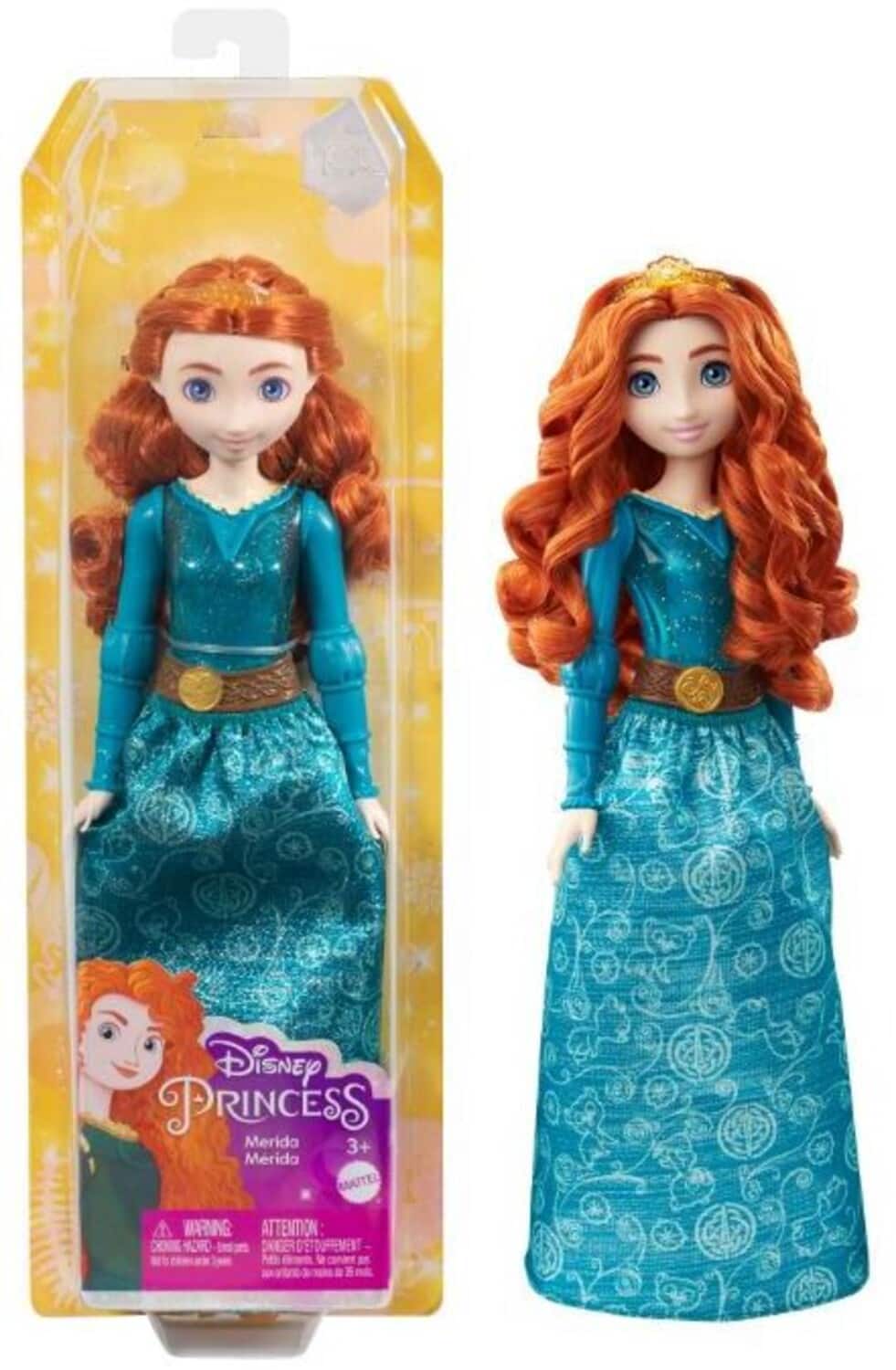 Mattel Disney Princess Doll Merida COLLECTIBLES Multicolor