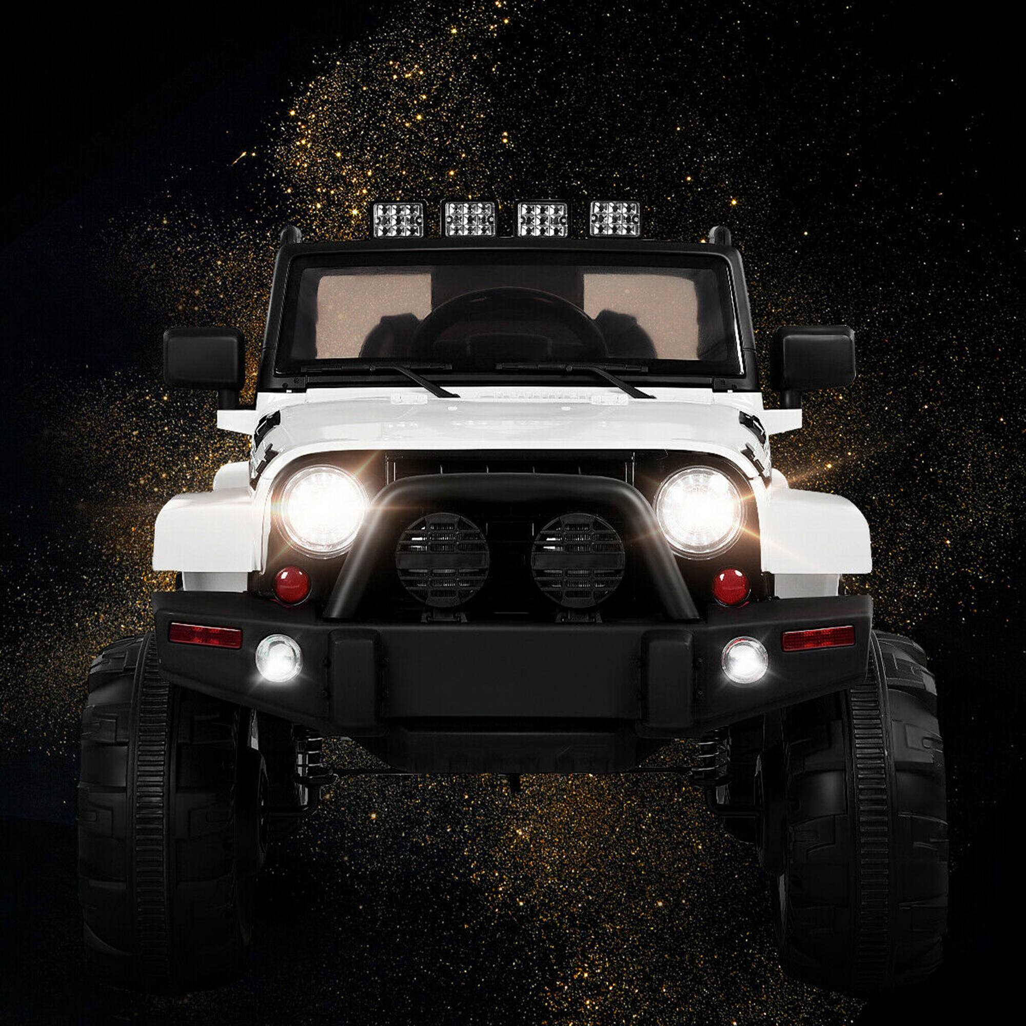 Alt View 6. Costway - Costway 12V Kids Ride On Truck Car w/ Remote Control MP3 Music LED Lights - White.