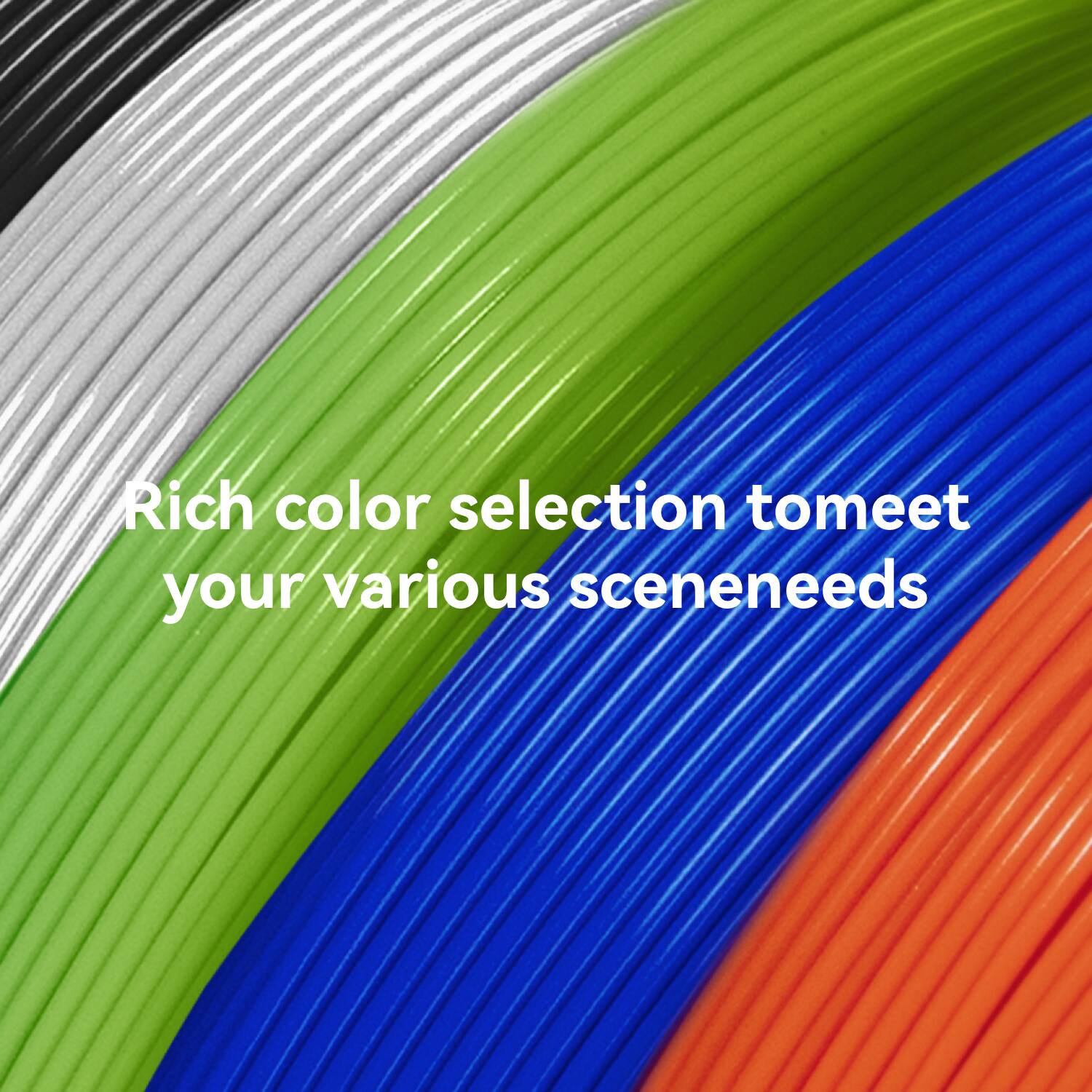Rich color selection to meet your various scene needs