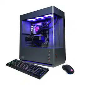 CyberPowerPC - Gaming Desktop - Intel Core Ultra 7 270K Plus - NVIDIA GeForce RTX 5070 12GB - 32GB DDR5 - 2TB PCIe 4.0 SSD Storage - Gray