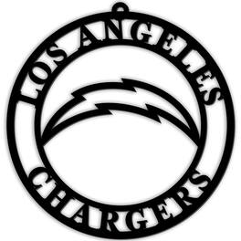 Fan Creations - Los Angeles Chargers 16'' Team Logo Cutout - Black