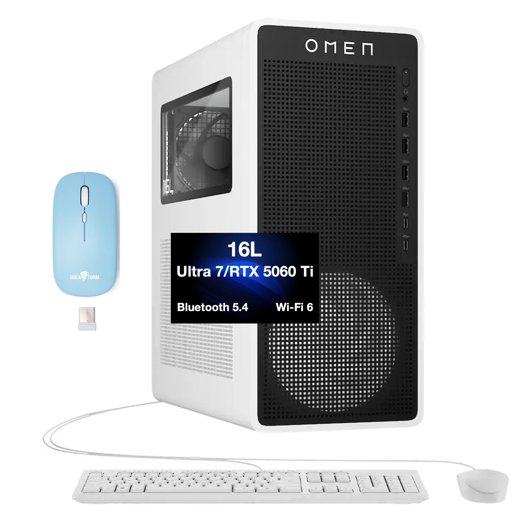 OMEN 16L Ultra 7/RTX 5060 Ti Bluetooth 5.4 Wi-Fi 6