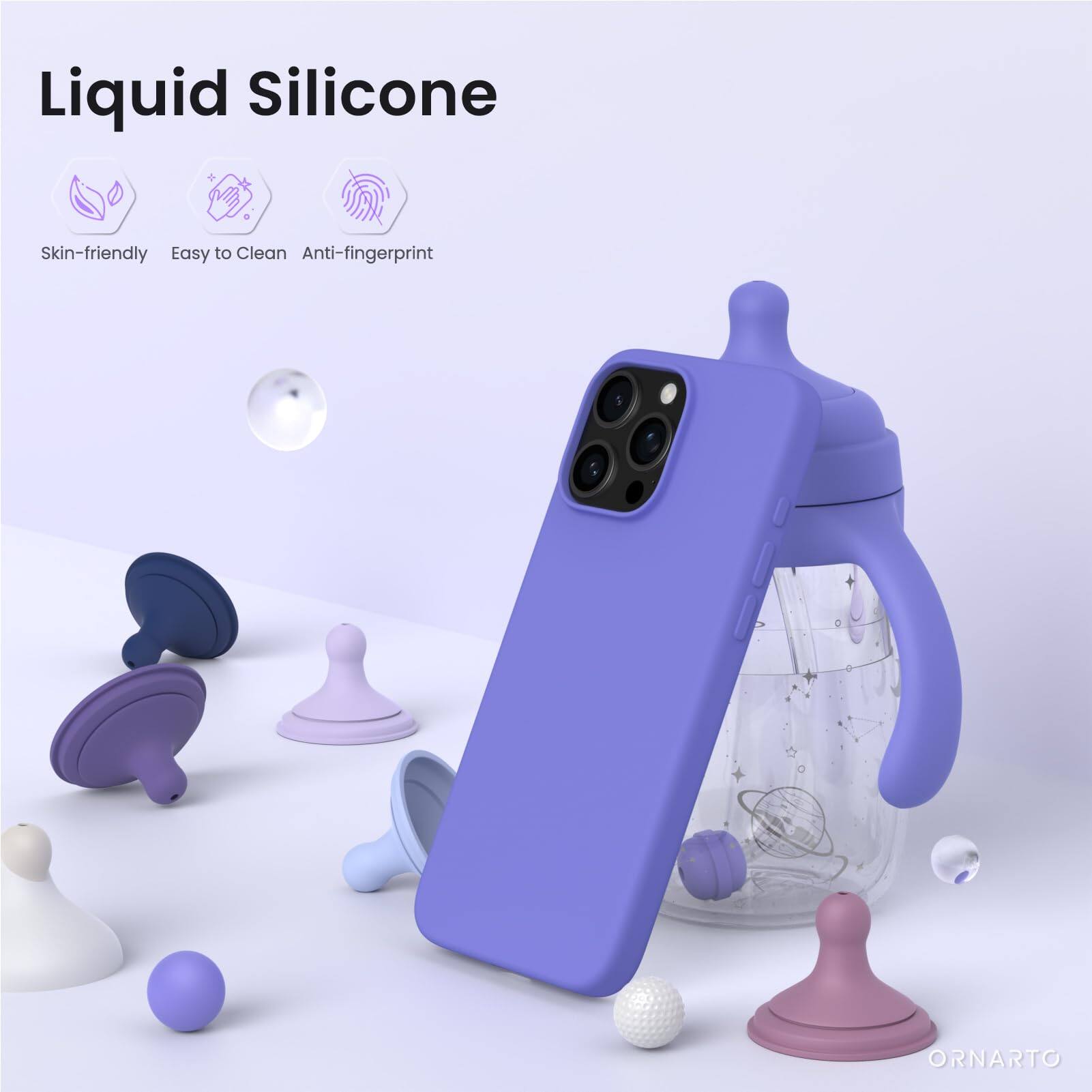 Liquid Silicone Skin-friendly Easy to Clean Anti-fingerprint ORNARTO