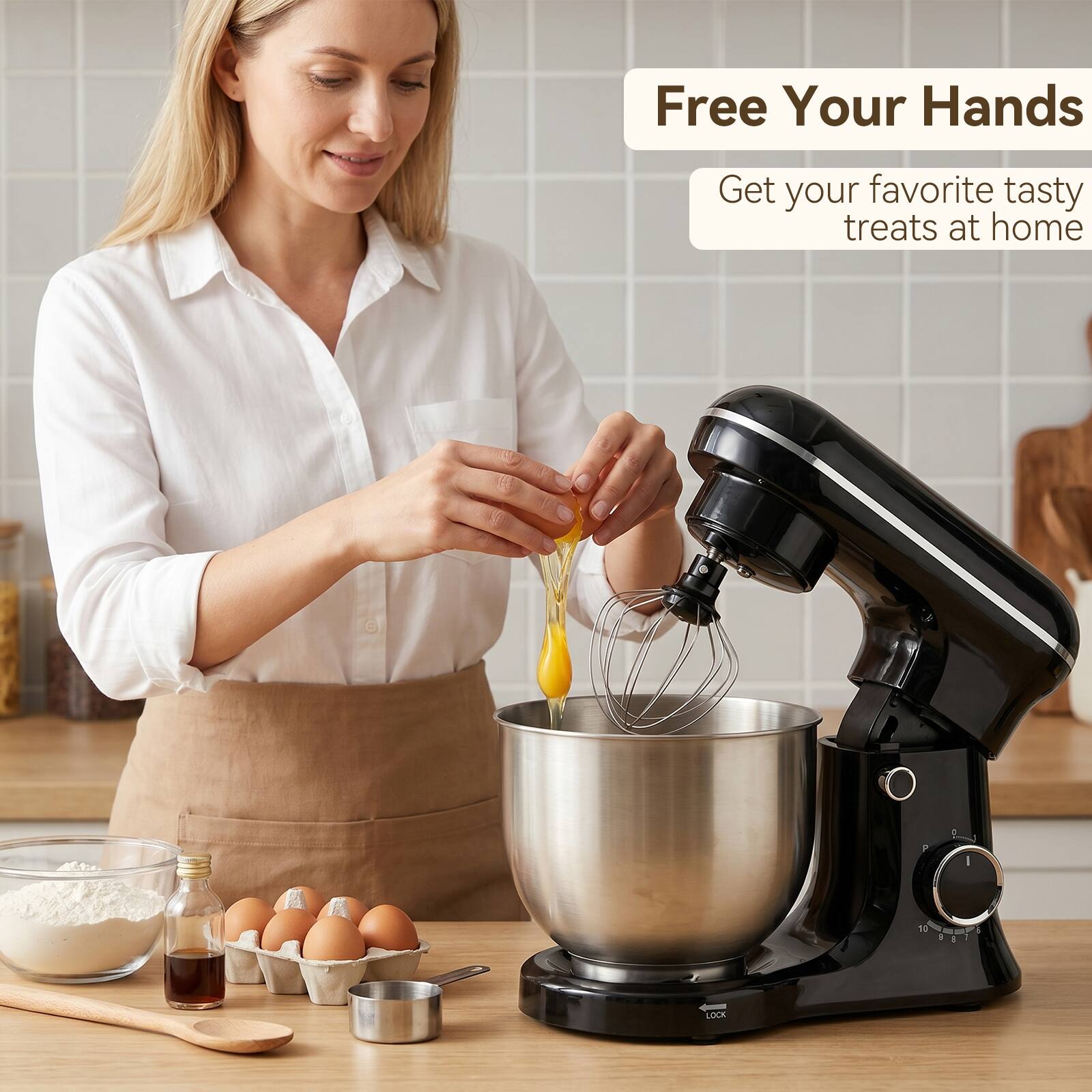 Free Your Hands  
Get your favorite tasty treats at home