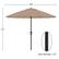 Alt View 12. Nature Spring - 9-Foot Easy Crank Patio Umbrella - Sand.