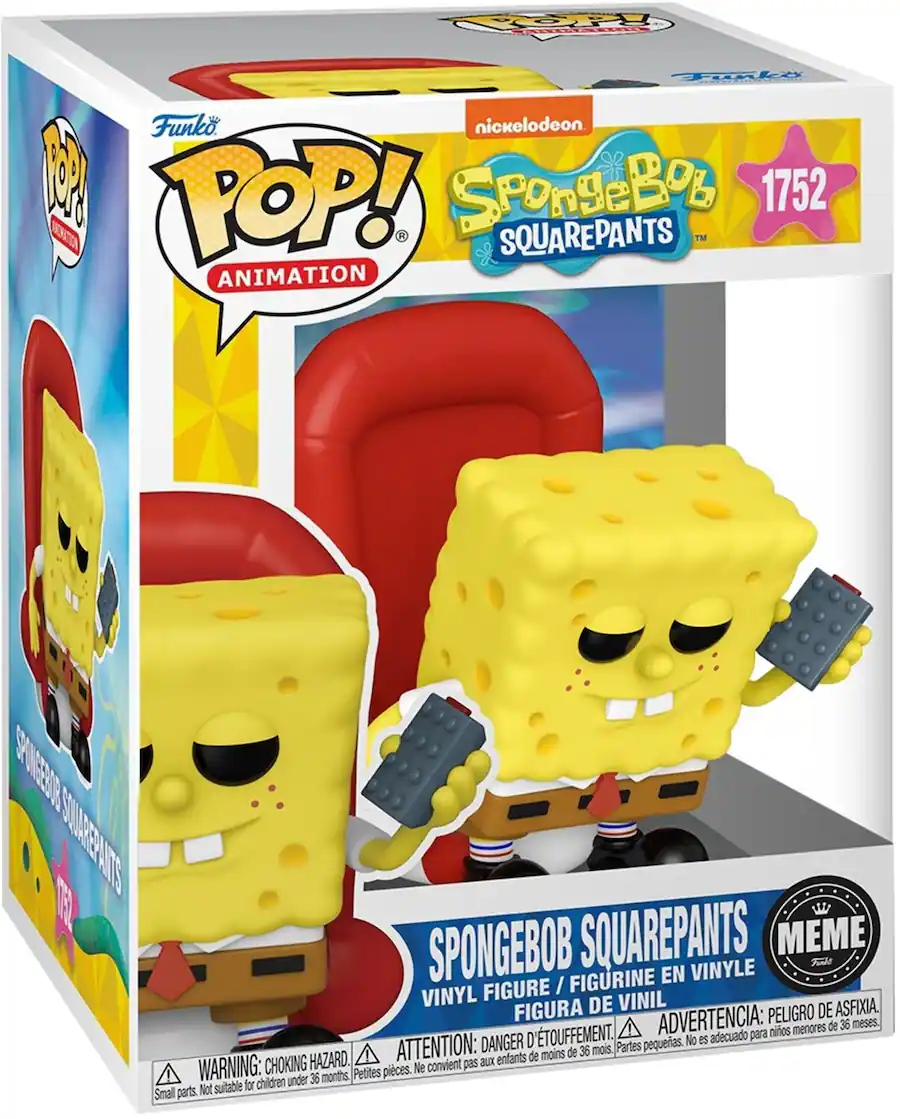 Funko POP! Deluxe: Meme SpongeBob SquarePants Collectibles Multicolor ...