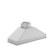 Alt View 1. ZLINE - 46 in. Ducted Wall Mount Range Hood Insert in Stainless Steel (698-46) - Brushed Stainless Steel.