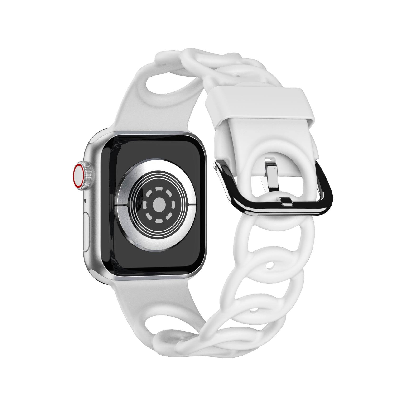 Alt View 2. Waloo - Waloo Silicone Link Looped Band For Apple Watch - Lilac.