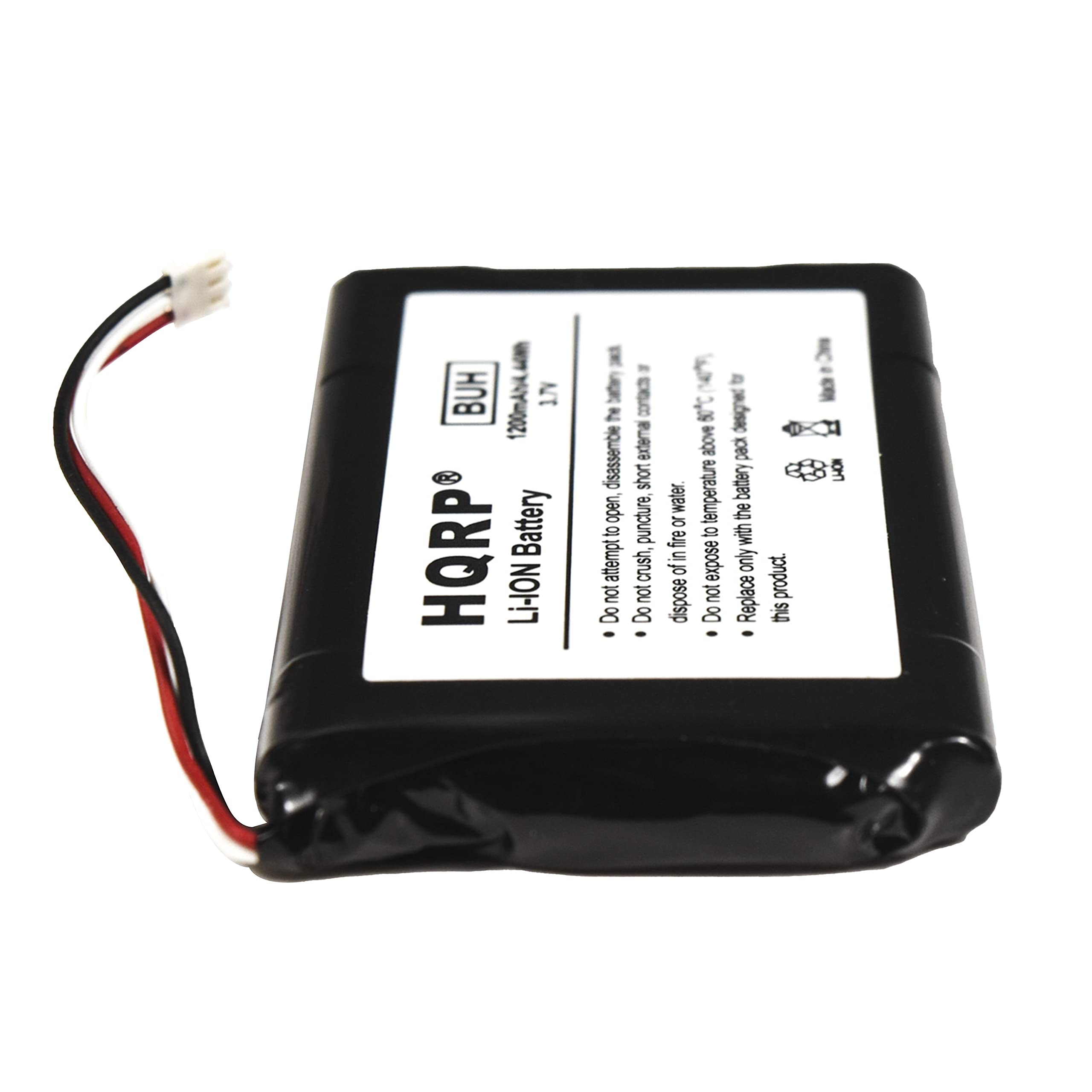 BUH 1N 1200mA HQRP Battery Li-ON z C designe disassemble eLeDKe IOOE pack short battery 48 LHON open, puncture, JBLEM or temperature the to to with fire attempt crush, in expose only of not not not product. Do Do dispose Do Replace this - 

Corrected text:

BUH 1N 1200mA HQRP Battery Li-ON z C designe disassemble eLeDKe IOOE pack short battery 48 LHON open, puncture, JBLEM or temperature the to to with fire attempt crush, in expose only of not not not product. Do not dispose of this product. Do not attempt to open, puncture, crush, or expose to fire. Do not replace with a battery of a different type.