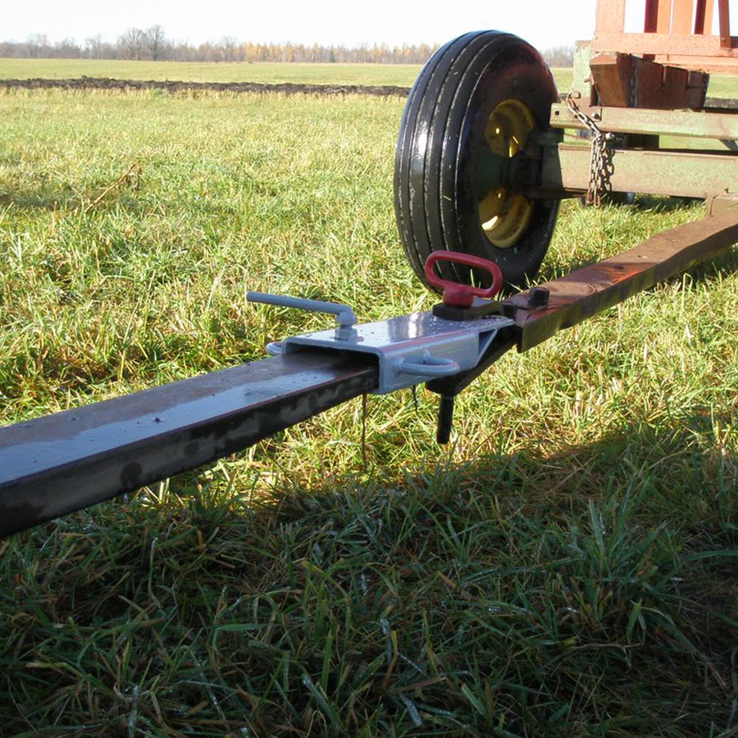 Alt View 5. Field Tuff - Field Tuff FTF-01FBMA 4" Ball Mount Hitch Adapter for Forklift and Tractor Forks - Gray.