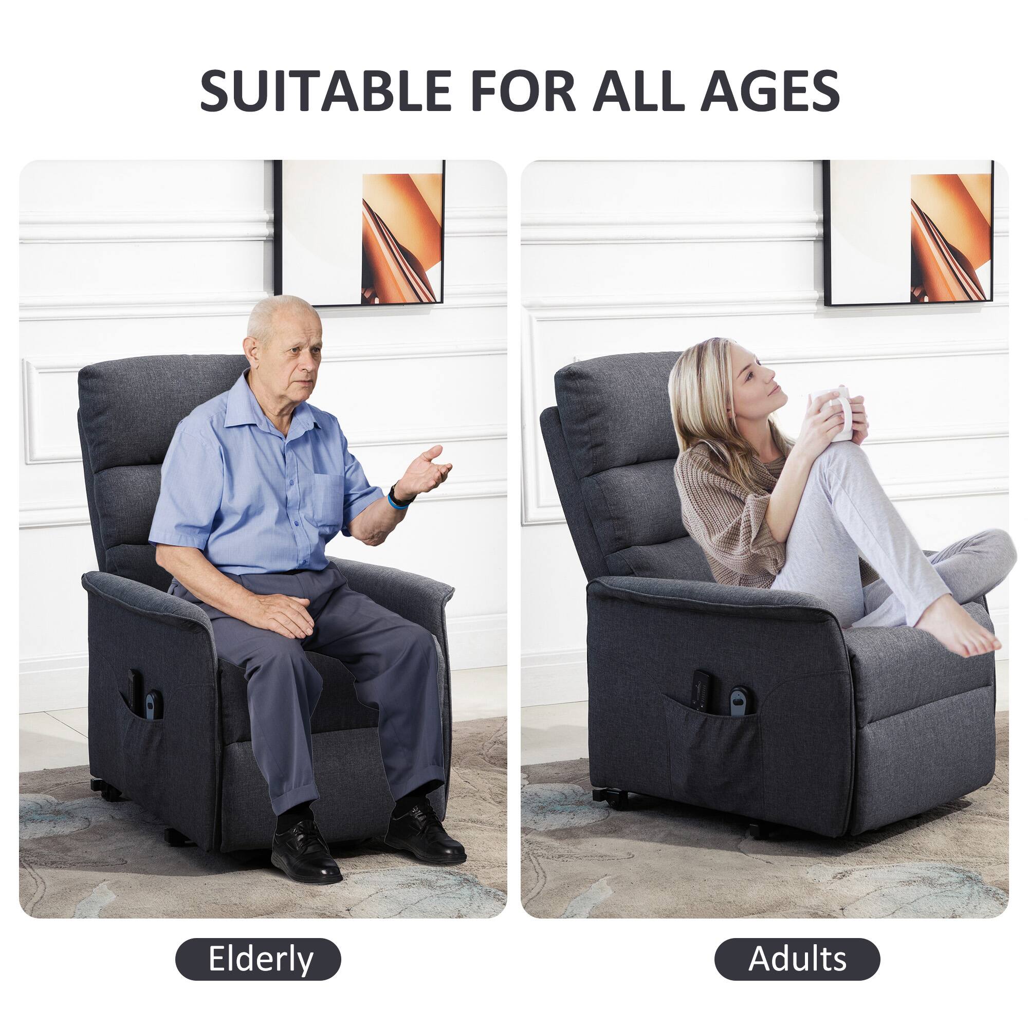 SUITABLE FOR ALL AGES

Elderly
Adults