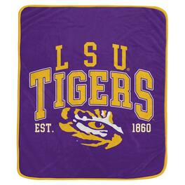 Pegasus - LSU Tigers Vintage Arch Ultra Soft 50" x 60" Blanket - Multicolor
