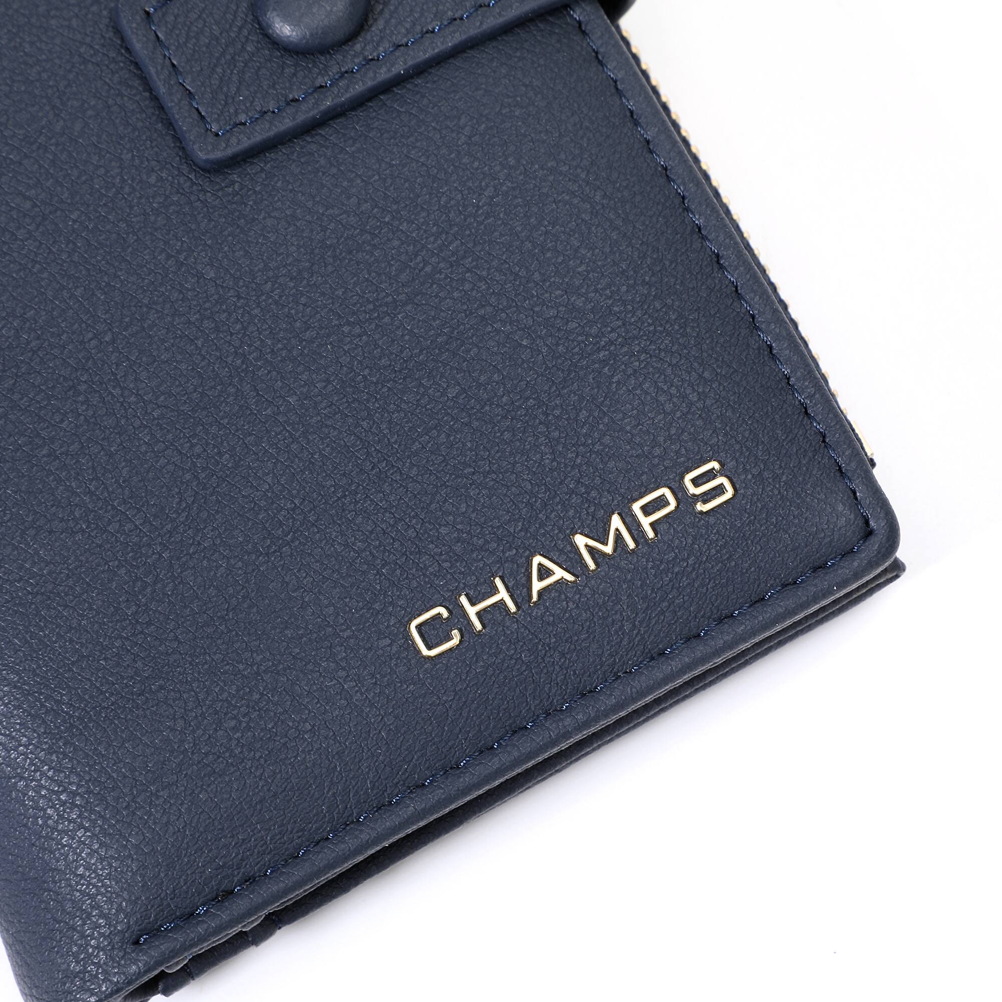 Alt View 1. Champs - Iconic Collection Slim Wallet - Navy.