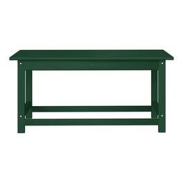 WestinTrends - Malibu 35" length outdoor Coffee table for Adirondack chair - Dark Green