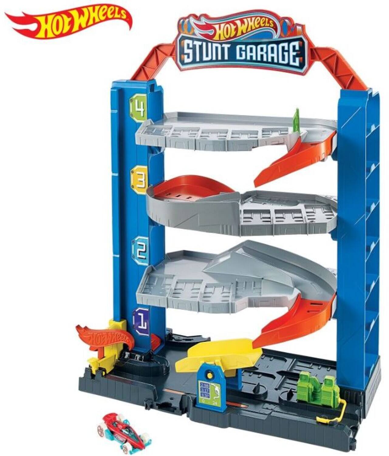 Mattel Hot Wheels City Stunt Garage Collectibles Multicolor