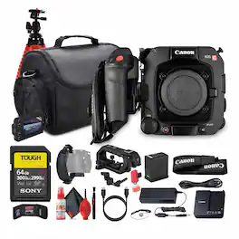 Canon - EOS C400 6K Full-Frame Cinema Camera (Canon RF) + 64GB Memory Card + More (International Version)