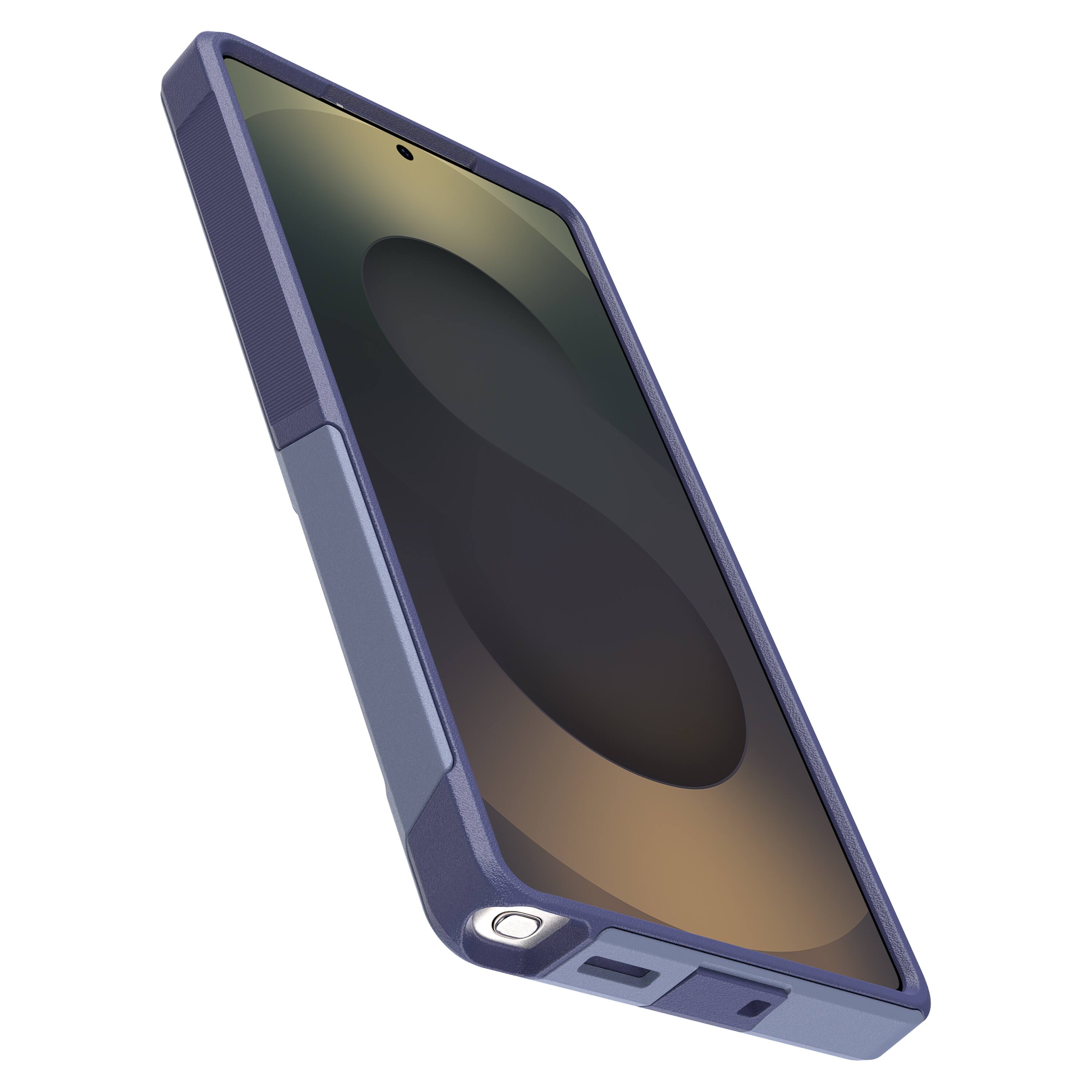 Left. OtterBox - Commuter Series Hard Shell for Samsung Galaxy S25 Ultra - Purple.