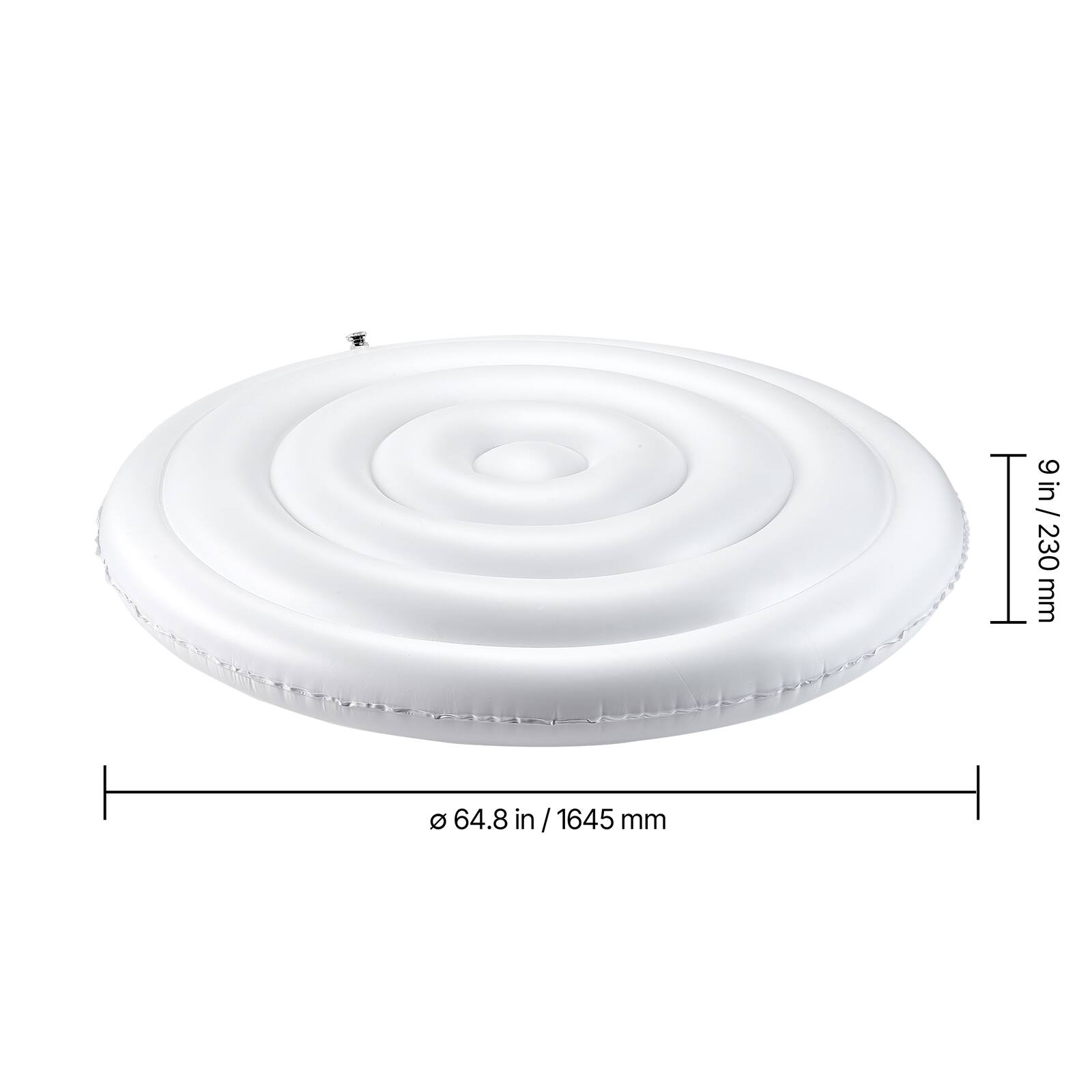 9 in / 230 mm  
Ø 64.8 in / 1645 mm