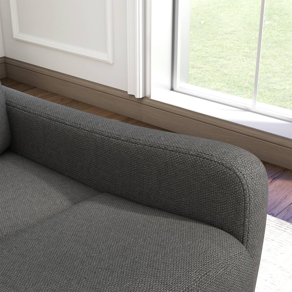 Alt View 8. Loheer - Loheer Power Swivel Recliner Chair Dark Gray Small Space Rocking Recliner Upholstered Glider Nursery Chair - Dark Gray.