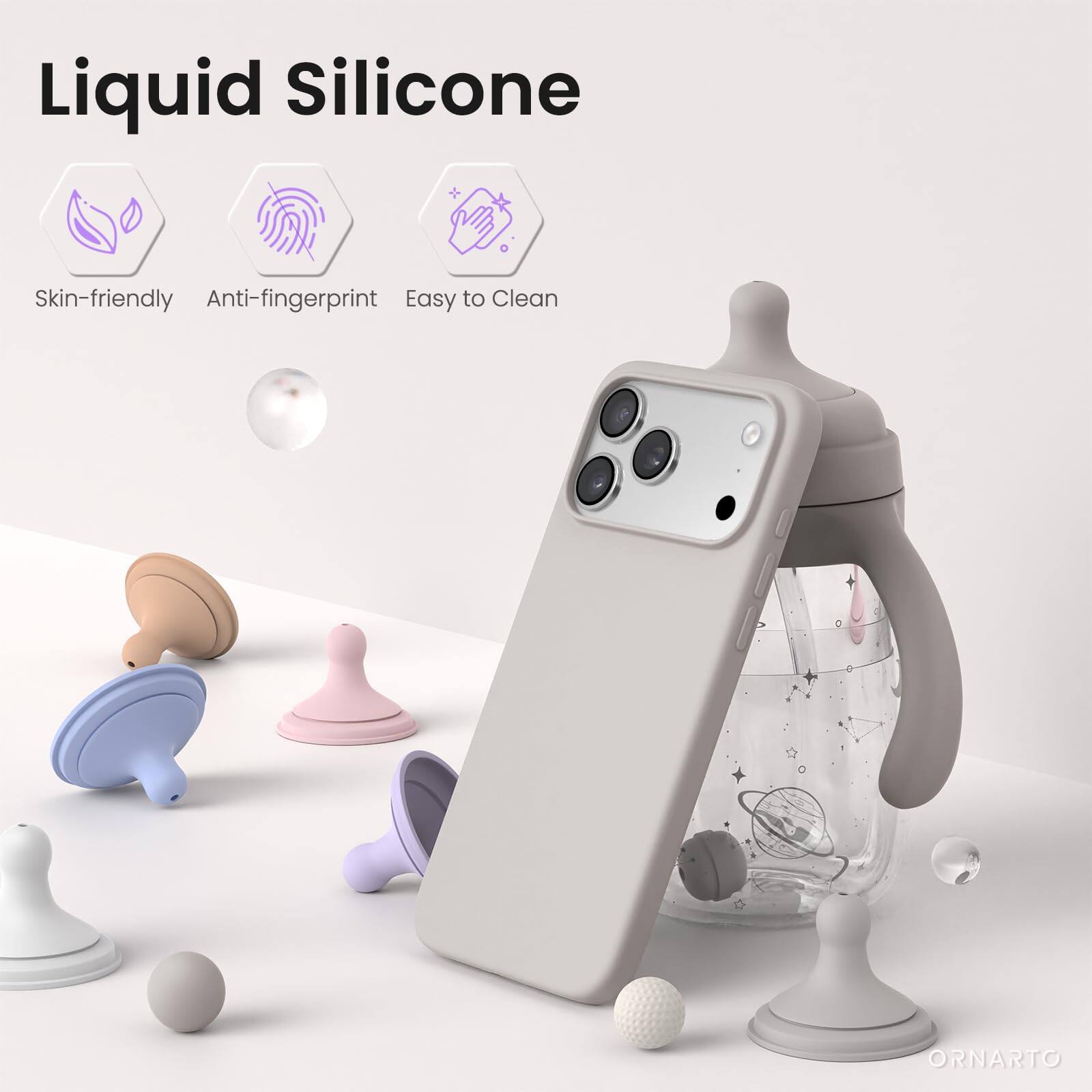 Liquid Silicone  
Skin-friendly Anti-fingerprint Easy to Clean  
ORNARTO