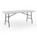 Alt View 1. Staples - 6' x 30" Heavy Duty Plastic Folding Table - White Granite.