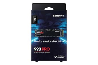 Samsung 990 PRO 1TB Internal SSD PCle Gen 4x4 NVMe MZ-V9P1T0B/AM Samsung 990 PRO 1TB Internal SSD PCle Gen 4x4 NVMe MZ-V9P1T0B/AM