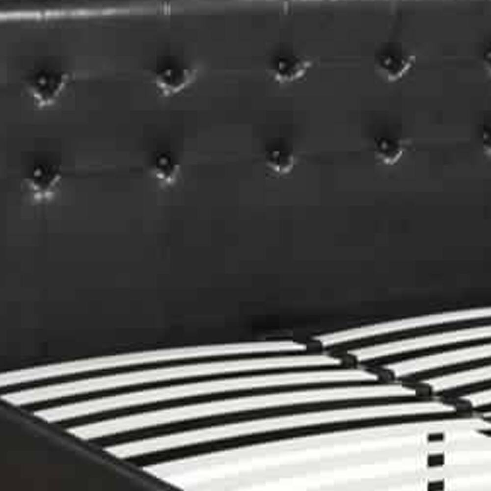 Alt View 3. Manhattan Lane - Vivid Full Bed With Drawer - Black.