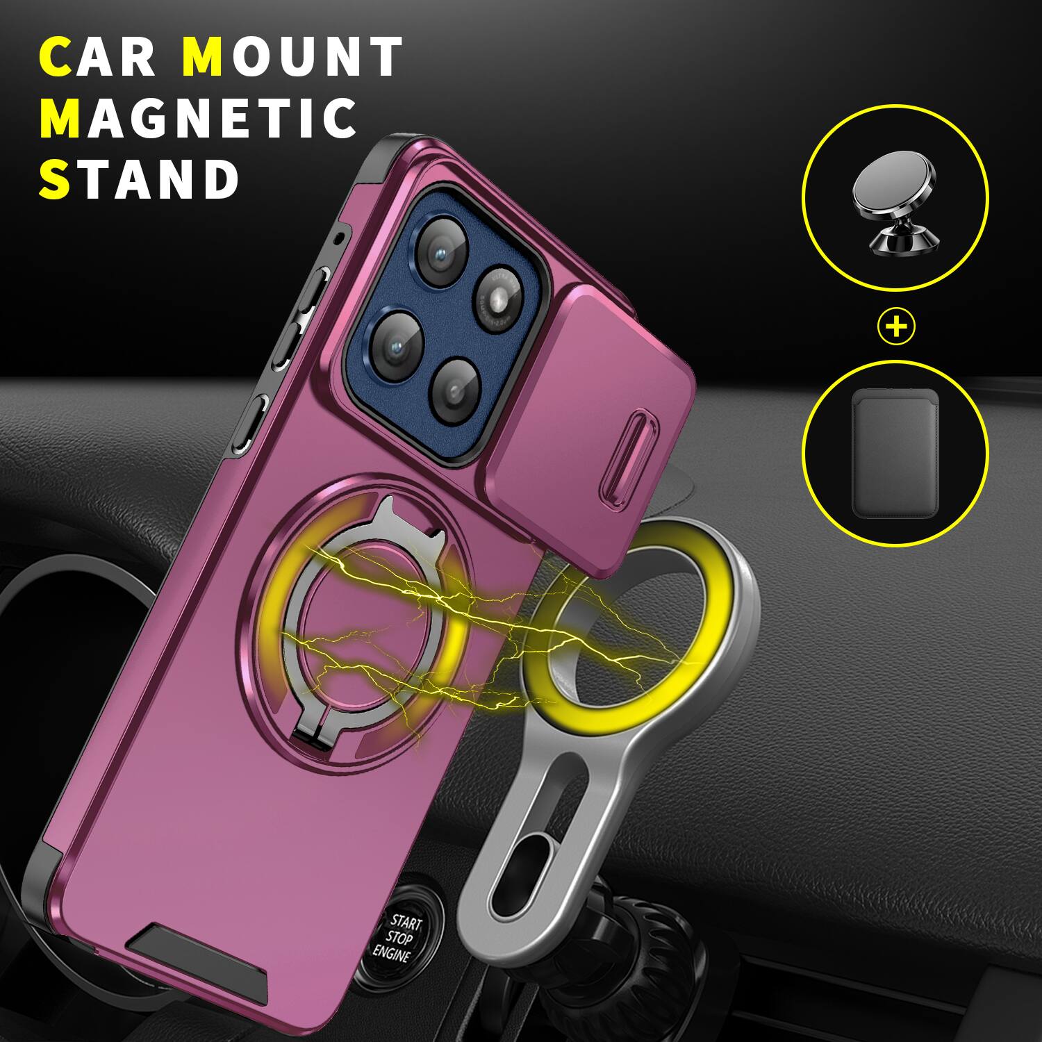 CAR MOUNT MAGNETIC STAND

START STOP ENGINE