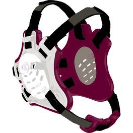 Cliff Keen - F5 Tornado Wrestling Headgear - Translucent/Maroon/Black