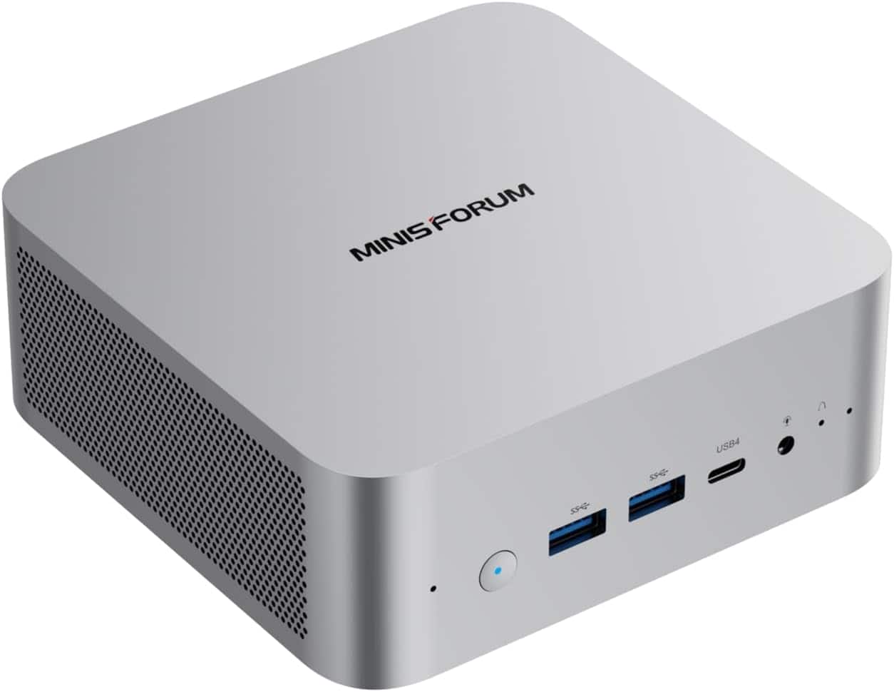Minisforum - M1 Pro AI Mini PC, Intel Core Ultra 9 285H, 32GB RAM, 1TB SSD, 99 TOPS AI Performance - Silver