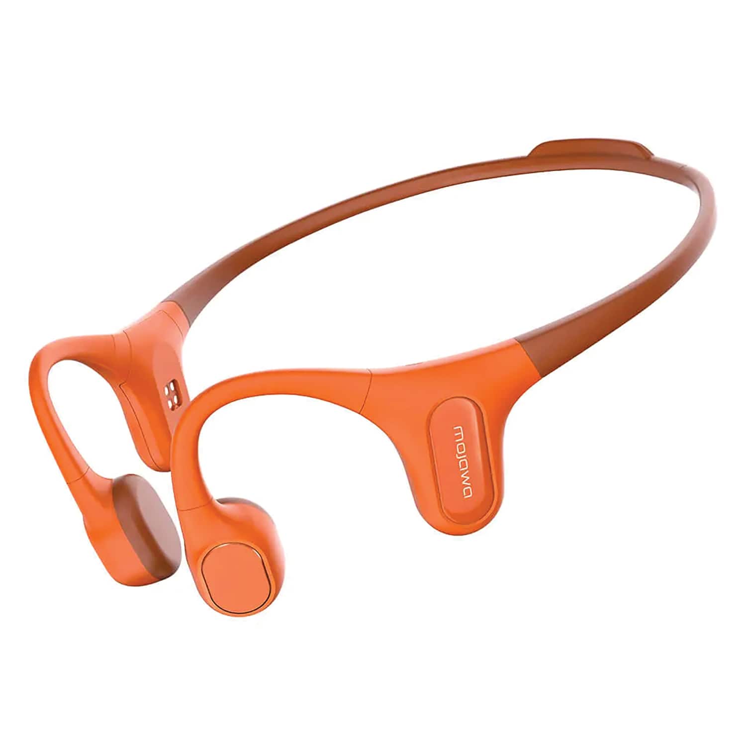 Mojawa - Run Plus Bluetooth Bone-conduction Waterproof Open-ear Headphones With Microphone For Outdoor Sports - Orange