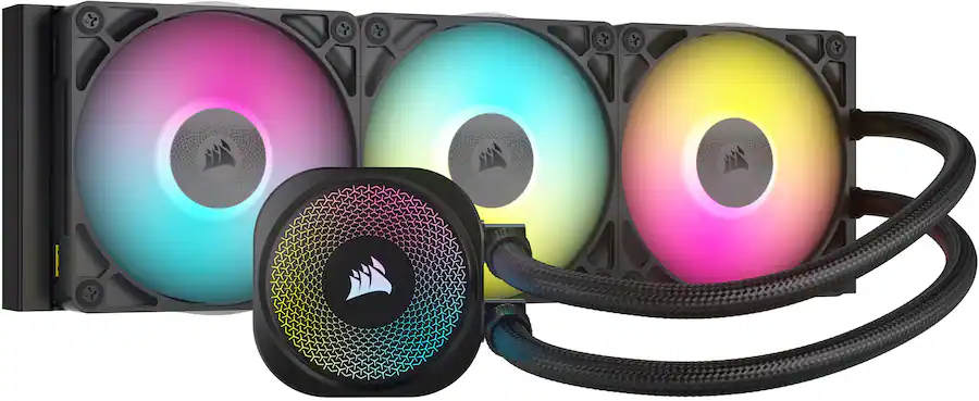 CORSAIR iCUE LINK TITAN 360 RX Liquid CPU Cooler with RGB Lighting