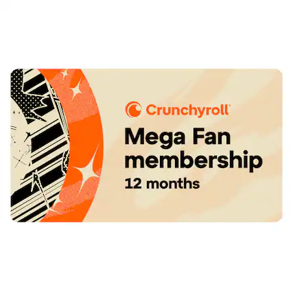 Crunchyroll Mega Fan membership 12 months