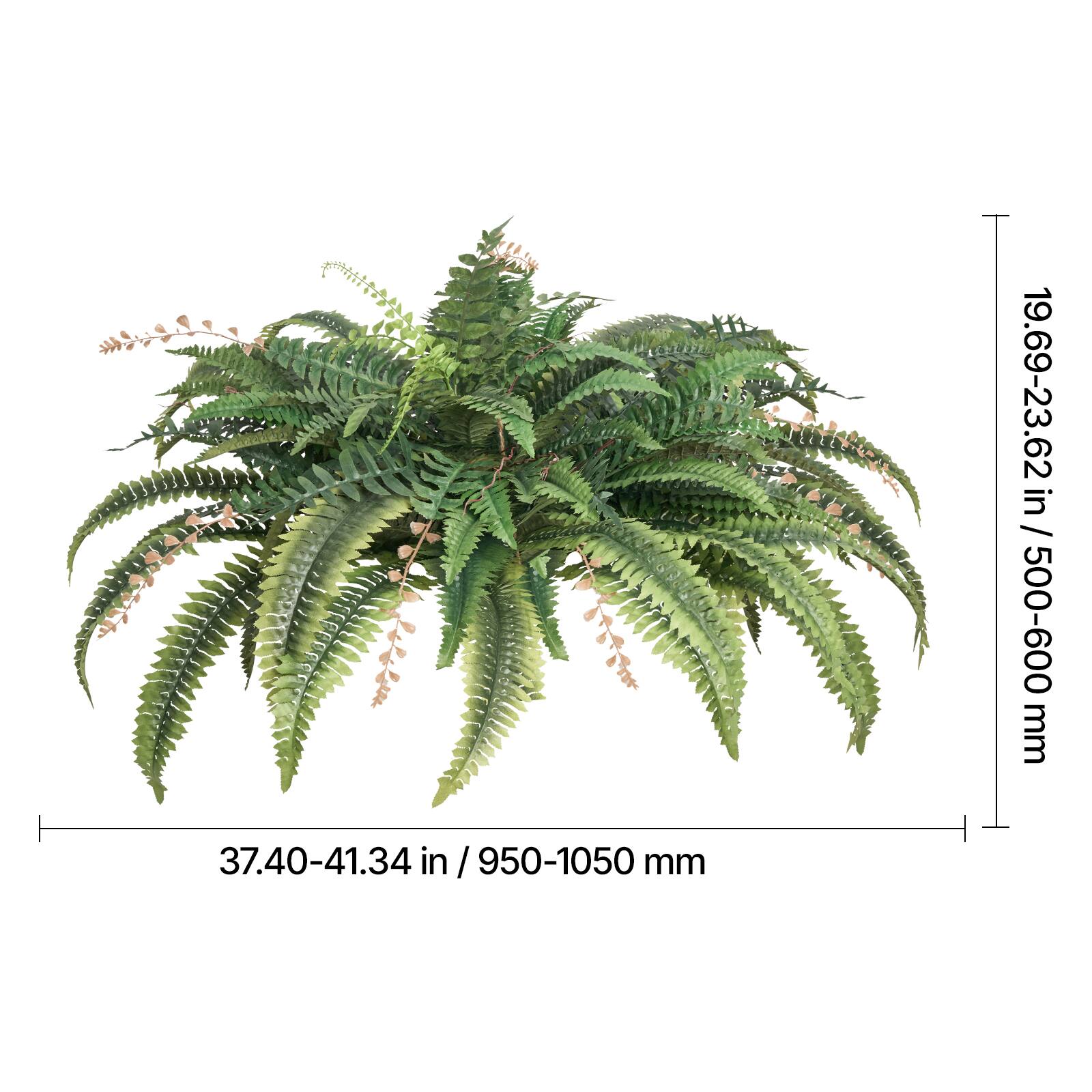 19.69-23.62 in / 500-600 mm
37.40-41.34 in / 950-1050 mm