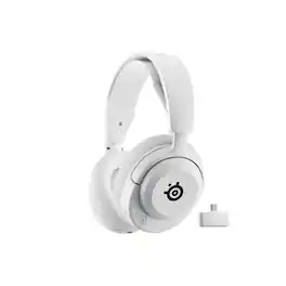 SteelSeries - Arctis Nova 5 Wireless Gaming Headset for PC, PS5, and PS4 - White