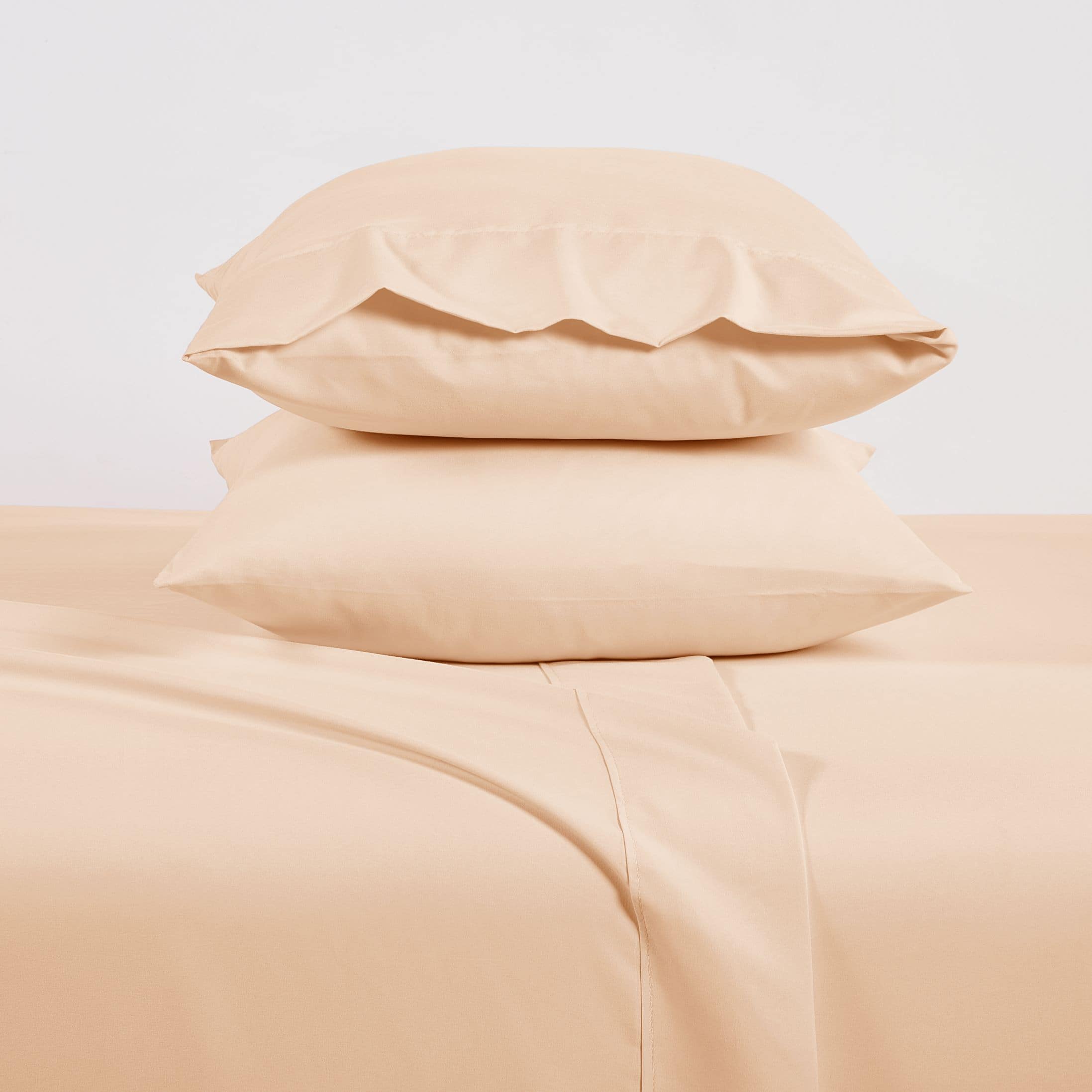 Kathy Ireland - 300 Thread Count Sateen Cotton Sheet Set - Blush