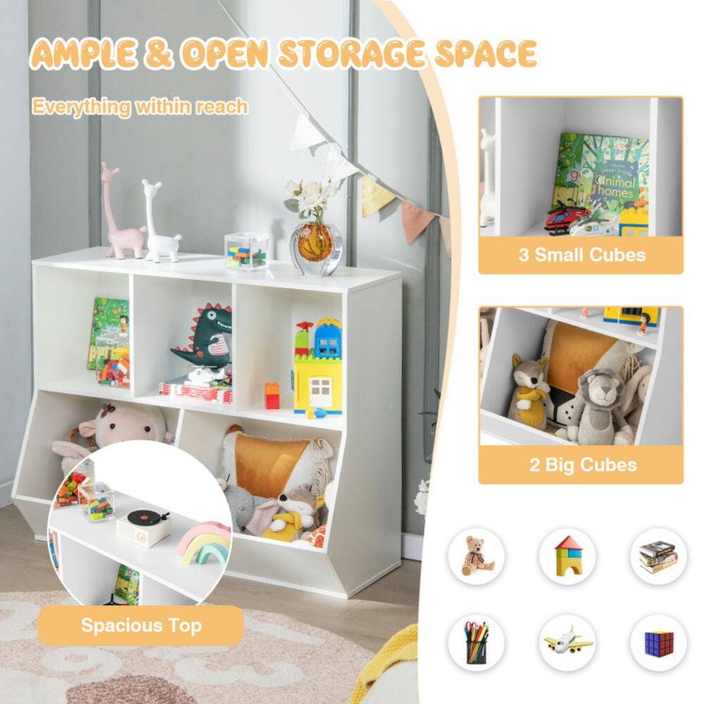 AMPLE & OPEN STORAGE SPACE  
Everything within reach  

3 Small Cubes  
2 Big Cubes  

Spacious Top