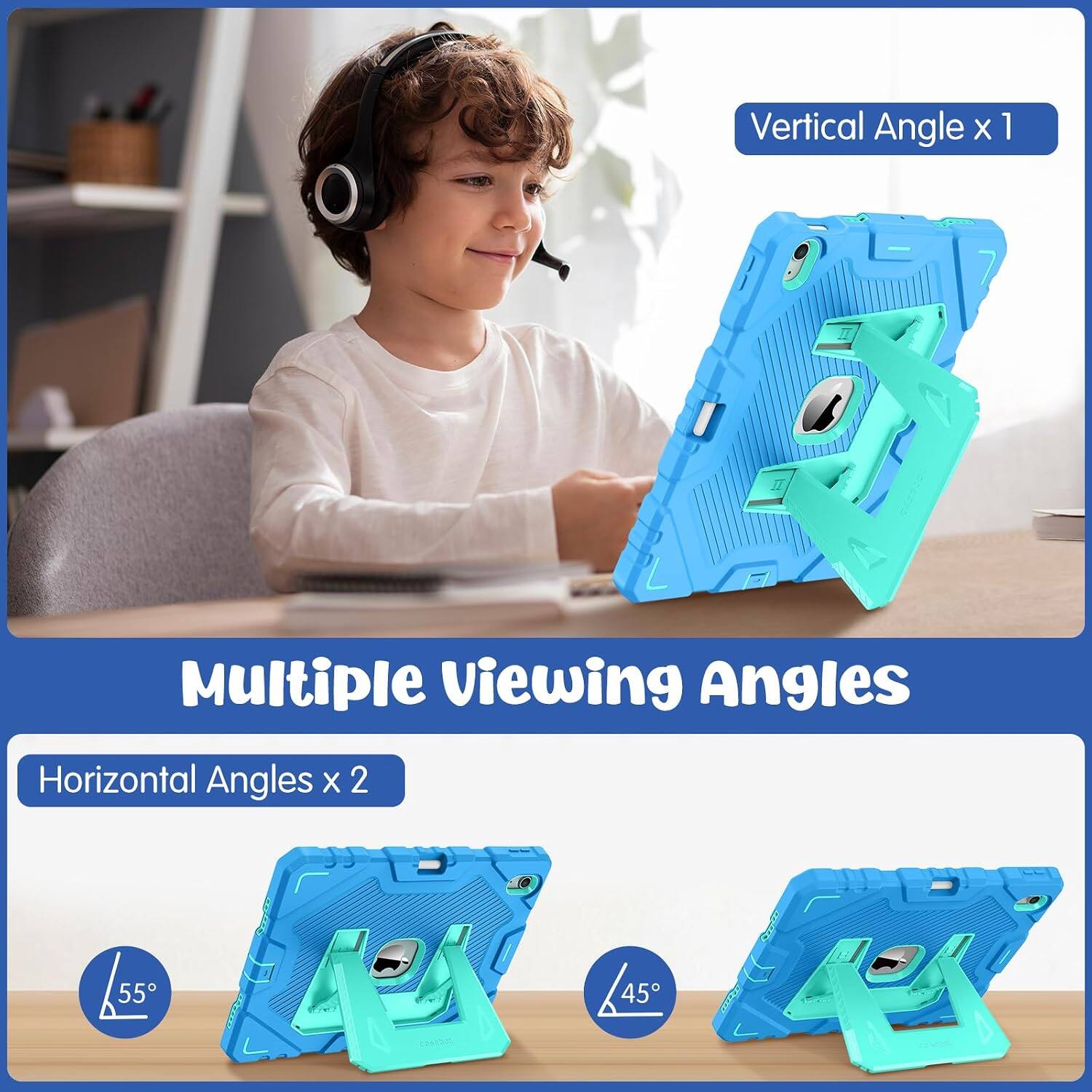 Vertical Angle x 1  
Multiple Viewing Angles  
Horizontal Angles x 2  
55°  
45°
