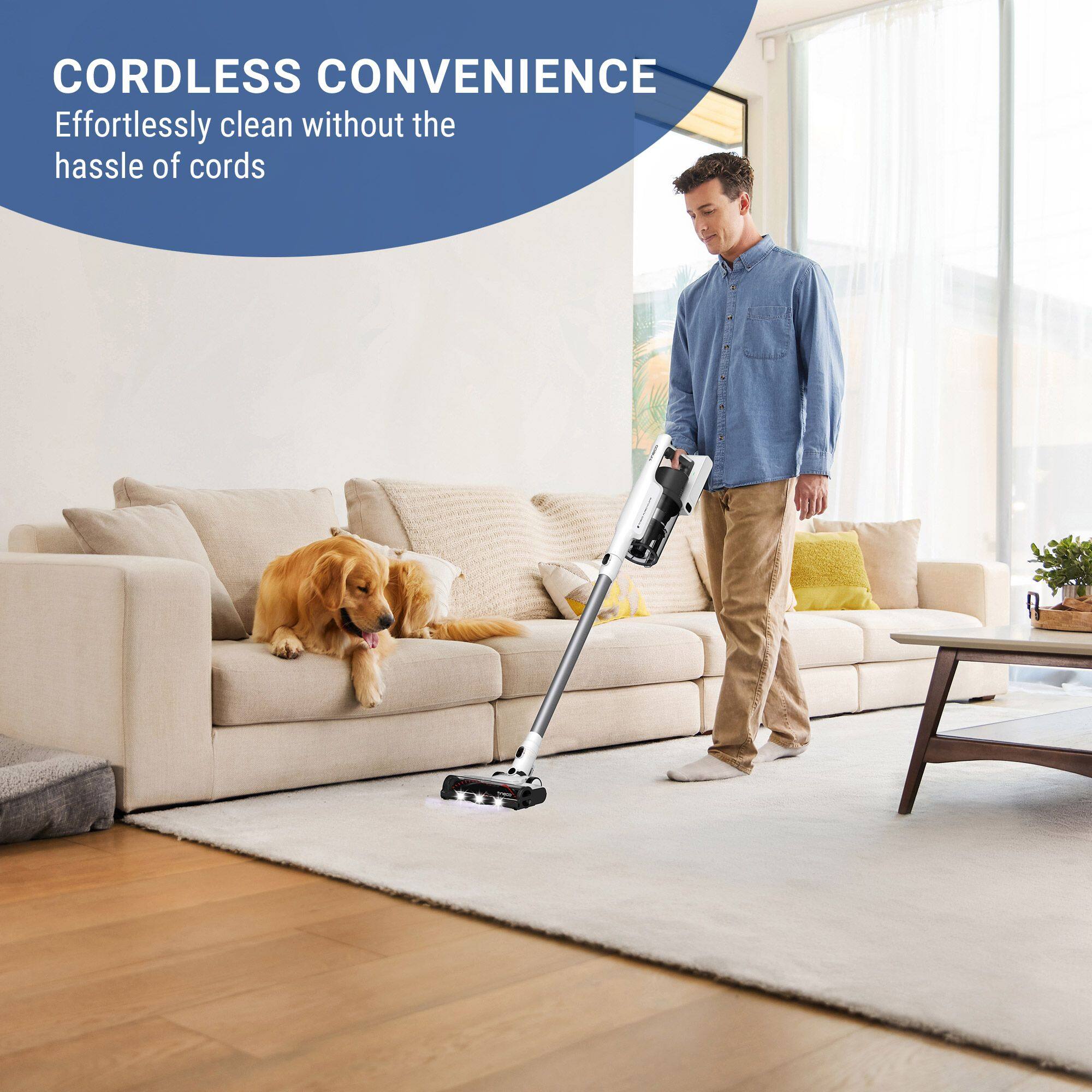 CORDLESS CONVENIENCE  
Effortlessly clean without the hassle of cords