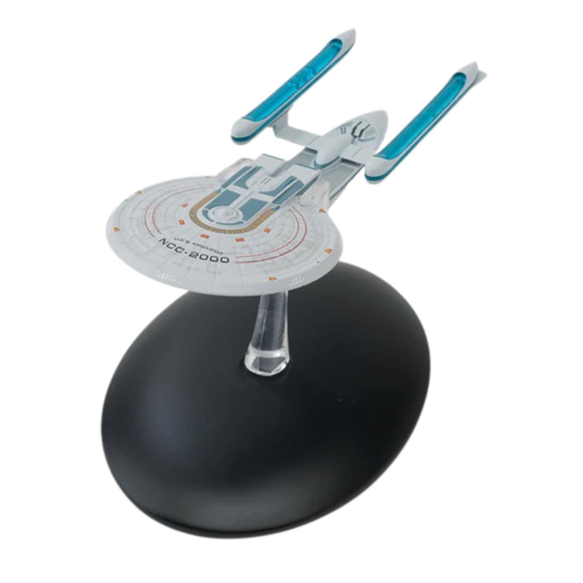 Alt View 4. Eaglemoss - Eaglemoss Star Trek Starship Replica | USS Excelsior - Black/White.