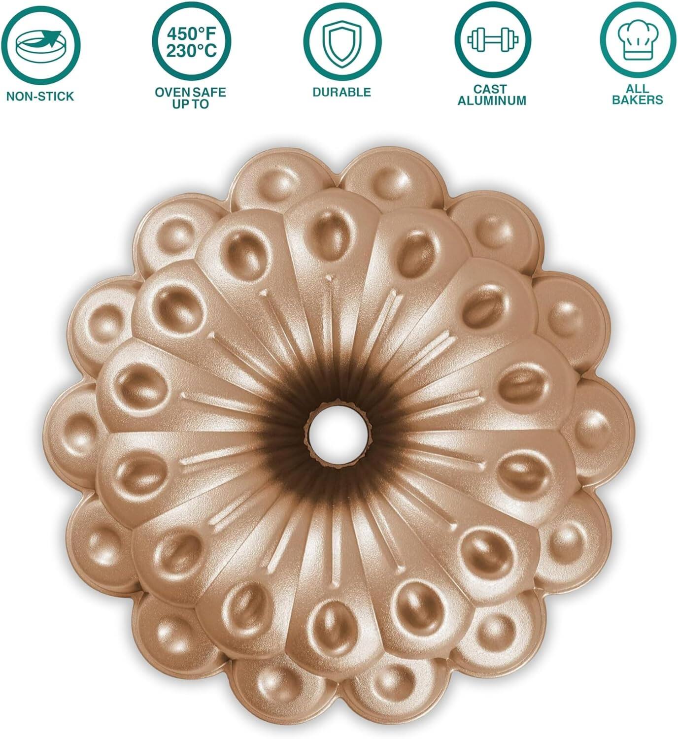 - NON-STICK
- OVEN SAFE UP TO 450°F 230°C
- DURABLE
- CAST ALUMINUM
- ALL BAKERS